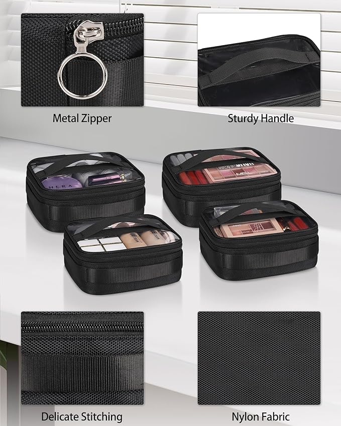 MONSTINA Professional Hairdressing Bag with 4 small bag, Toiletry Travel Bag, Cosmetics Beauty Hairdresser Bag with Shoulder Strap, Hair Makeup Salon Organizer Bag for Barber Insulation Material