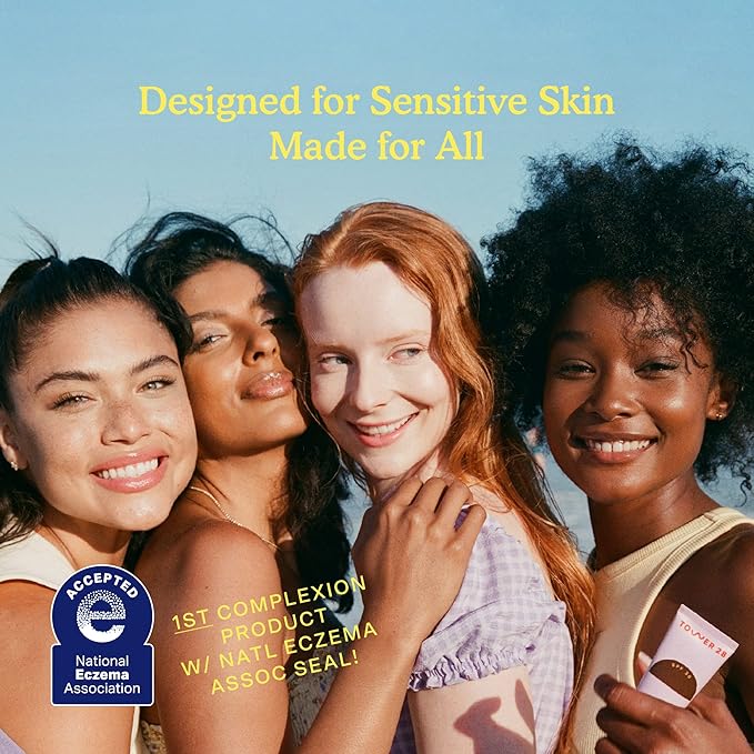 Tower 28 Beauty SunnyDays SPF 30 Tinted Mineral Sunscreen For Sensitive Skin - 2-in-1 Facial Broad Spectrum UVA/UVB Protection + Foundation - Shade 60 THIRD ST - Deep with Neutral Undertones, 1 Fl Oz