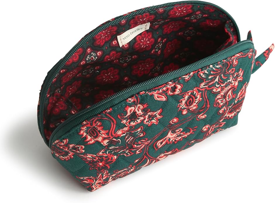 Vera Bradley Women's Premium Cotton Mini Dome Cosmetic