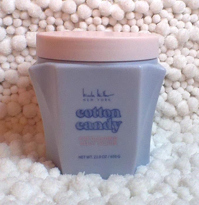 Nicole Miller Exfoliating Body Scrub for All Skin Types 22.9 oz (22.9, Cottan Candy Blue), 1.43 Pound (Pack of 1)