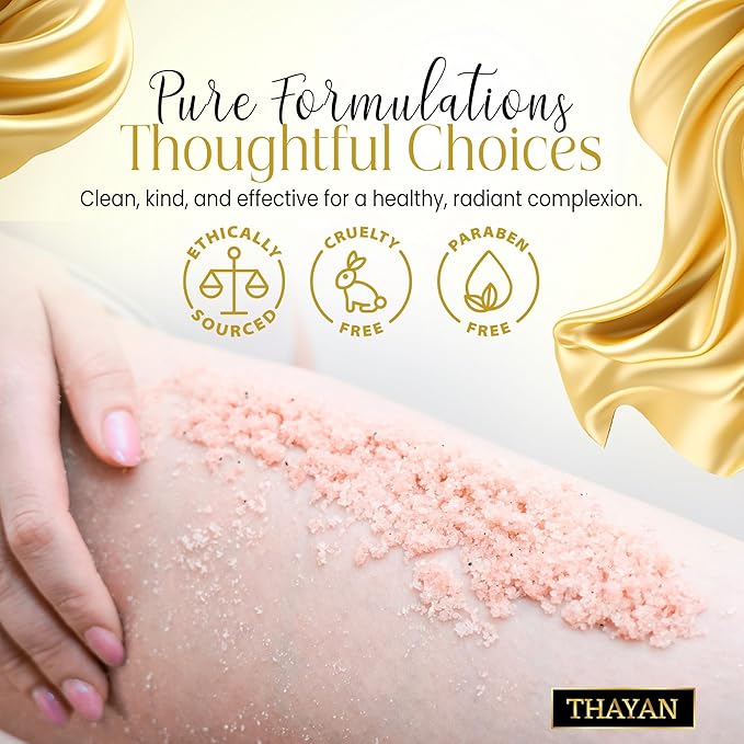 Himalayan Salt Scrub – Exfoliating Face, Foot & Body Scrub with Jojoba, Grapeseed & Essential Oils – Deep Cleansing, Collagen-Boosting, Cellulite Treatment & Skin Toning - Citrus