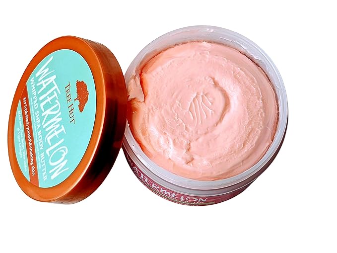 Tree Hut Radiant Skin Watermelon Shea Sugar Scrub Bundled With Watermelon Whipped Shea Body Butter