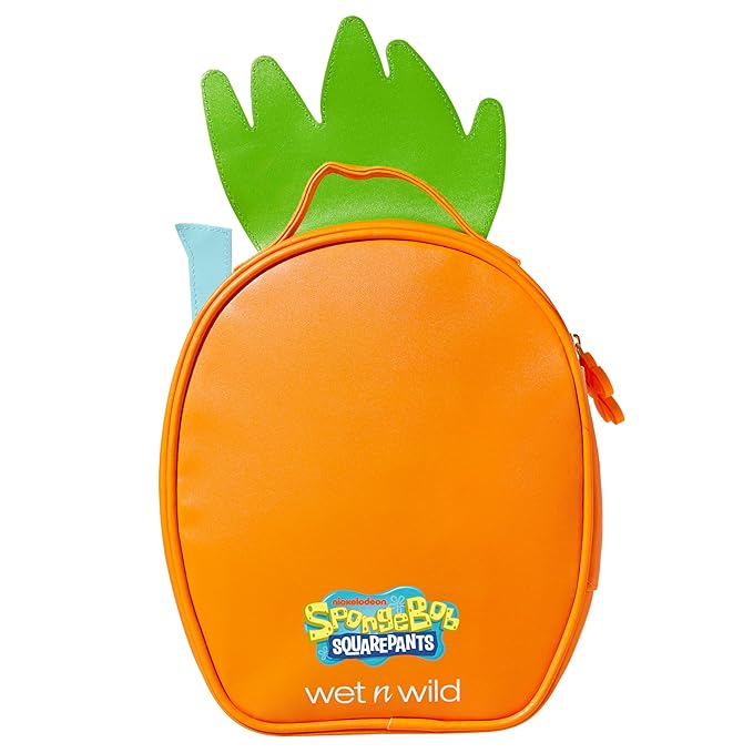 wet n wild SpongeBob Makeup Bag, Fun Full Zip Closure & Travel Friendly Handle – Pineapple House