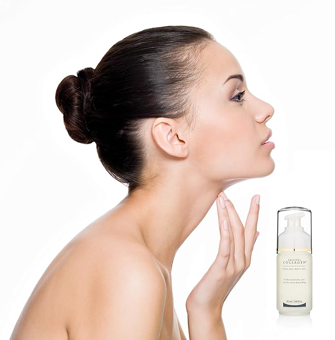 Anti-Aging Face & Neck Gel - Marine Collagen Moisturizer, Reduces Wrinkles, Fine Lines, Acne Scarring, Repairs Damaged Facial Skin - 50 ml