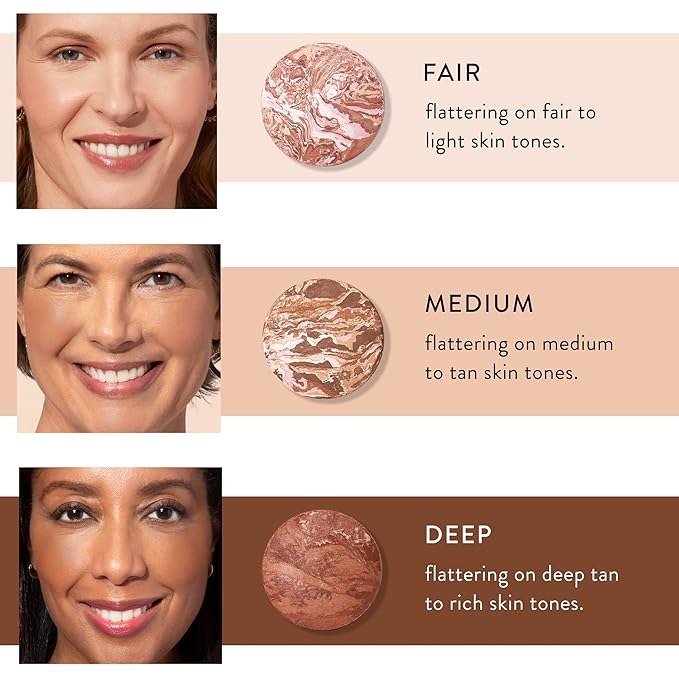 LAURA GELLER NEW YORK Bronze-n-Brighten Multipurpose Bronzer, Medium + Classic Bronzer Brush