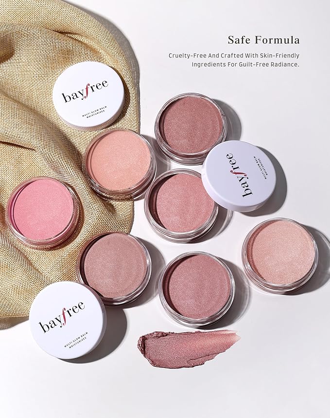 Multi Glow Balm, Cream Blush for Cheeks, Blush Balm Face Makeup, Radiant Finish, Hydrating, Creamy, Lightweight & Blendable Color, Face Makeup, 0.63 Oz (Dewy)