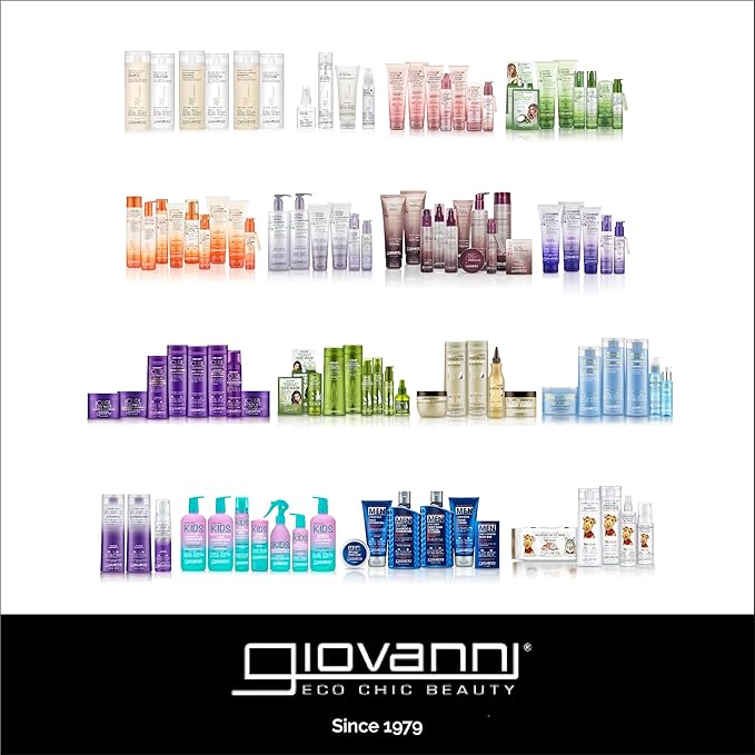 GIOVANNI Calming Facial Prime Setting Mist - Hibiscus, Cucumber & Fresh Rose Water, Set & Relax Skin for a Beautiful Complexion, On the Go Hydration, Use Before & After Applying Makeup - 5 Fl oz