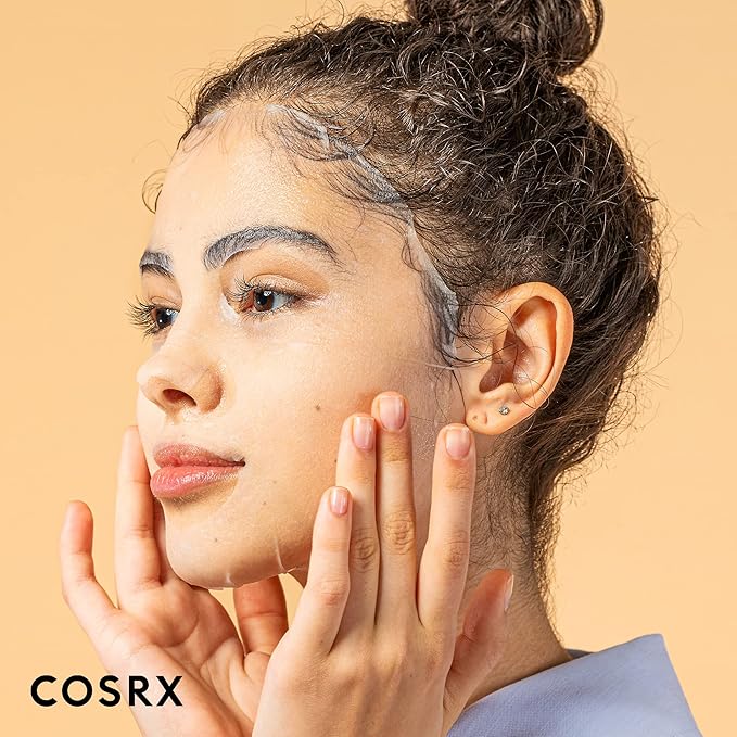 COSRX Snail Mucin Sheet Mask 10 EA with Snail Mucin Serum, Self Care, Face Masks for Dry, Sensitive Skin, Not Tested on Animals, No Parabens, No Sulfates, Korean Skin Care