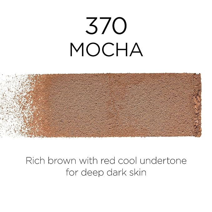 L'Oreal Paris Makeup Infallible Fresh Wear Foundation in a Powder, Up to 24H Wear, Waterproof, Mocha, 0.31 oz.