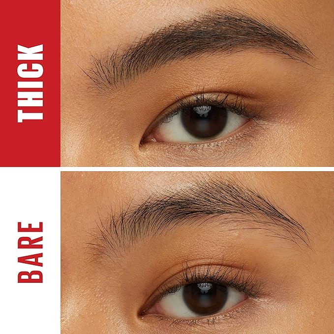 Maybelline Tattoo Studio Brow Styling Gel, Waterproof Eyebrow Make Up, Brow Tint for Up to 36HR Wear, Deep Brown, 1 Count