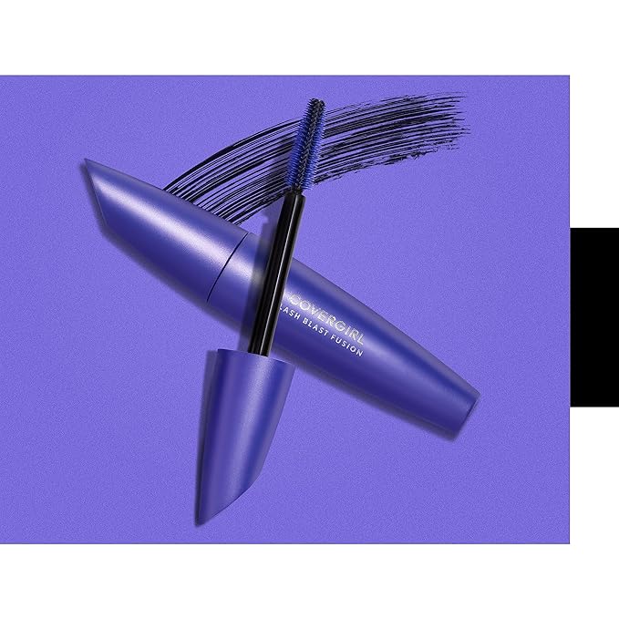 Covergirl Lash Blast Fusion Water-Resistant Mascara, Black (Pack of 2)